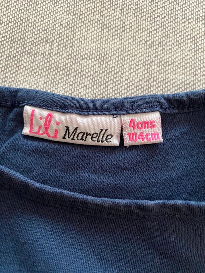 T shirt manches courtes 4 ans Lili marelle - photo numéro 3