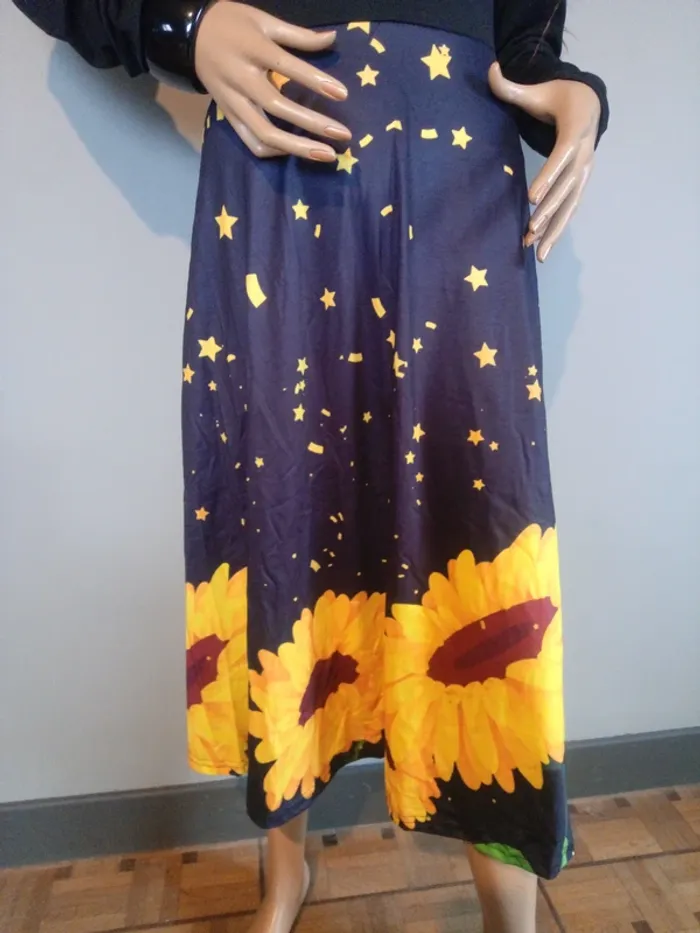 Robe midi Shein (neuf, jaune), L / 40 / 12 - photo numéro 3