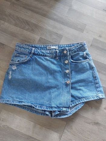 Jupe short jeans Zara