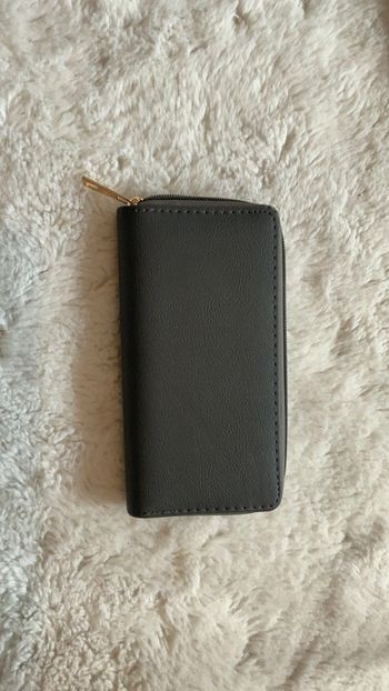 Portefeuille gris foncé neuf