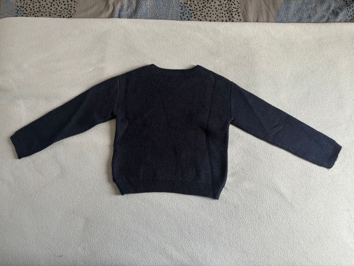 Pull Okaïdi bleu marine Noël - photo numéro 3