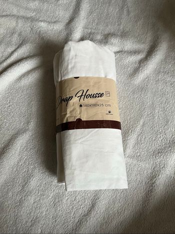 Drap housse blanc Neuf