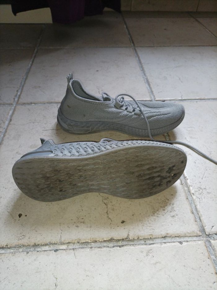 Baskets basses homme gris - photo numéro 4