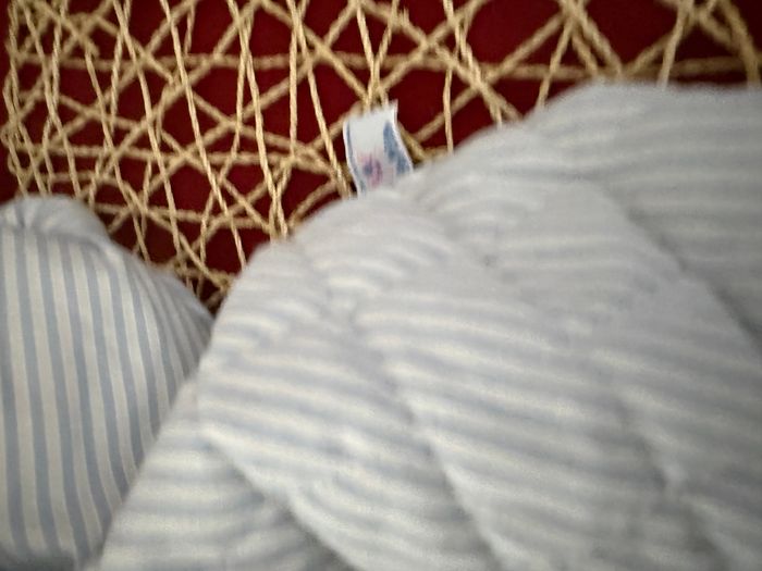 POUPEE LUTIN MOULIN ROTY DOUDOU BLEU RAYE COL BLANC range pyjama - photo numéro 2