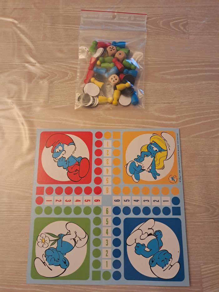 Boîte multi jeux les schtroumpfs - photo numéro 3