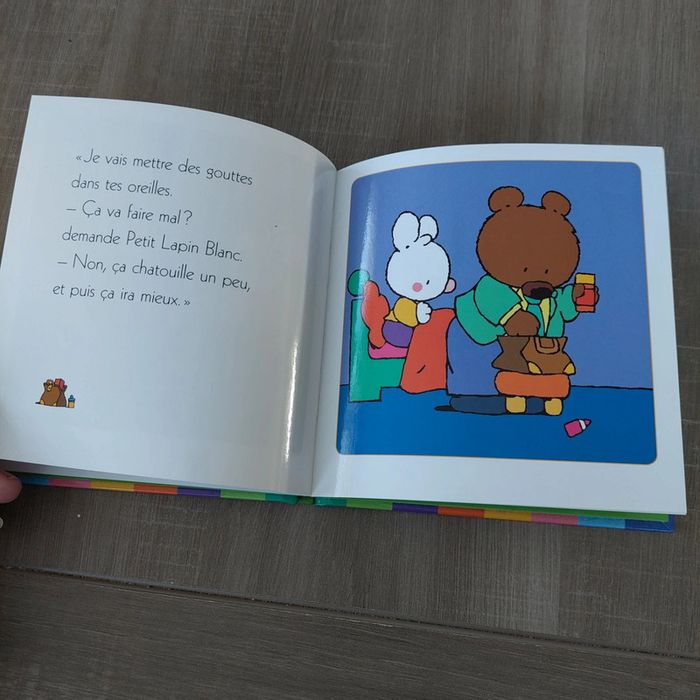 Livre petit lapin blanc - photo numéro 3