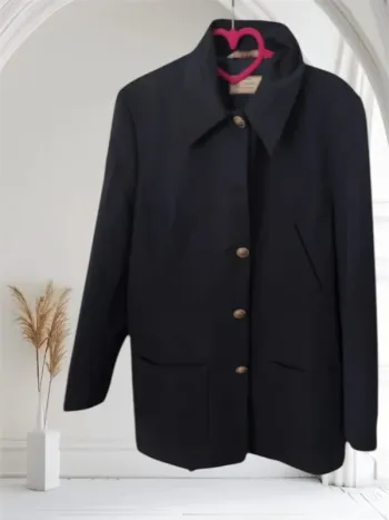 Veste longue vintage boutons dorés t 38 #claire