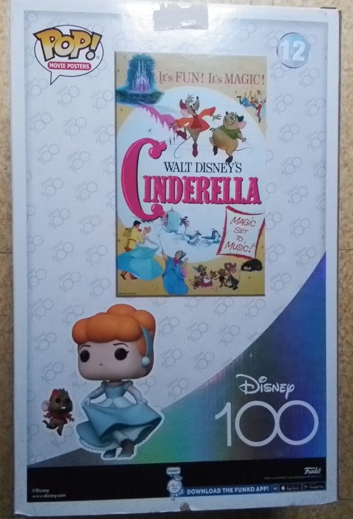 Figurine funko pop movie poster cendrillon et Jack numéro 12 - photo numéro 2