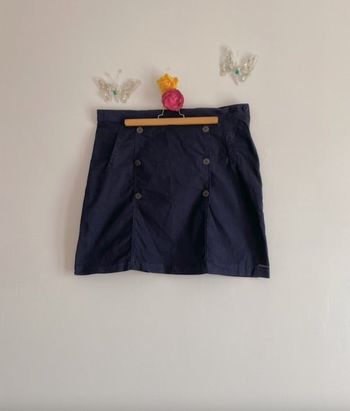Terre de Marins – Jupe bleue marine et ses jolis boutons