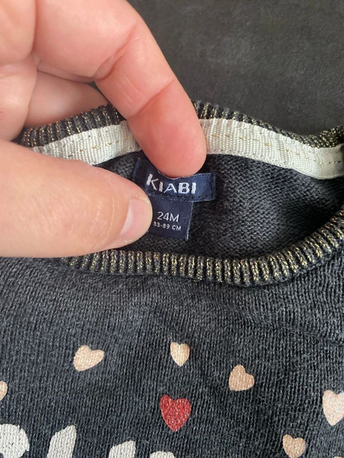 Pull kiabi 24 mois fille - photo numéro 3