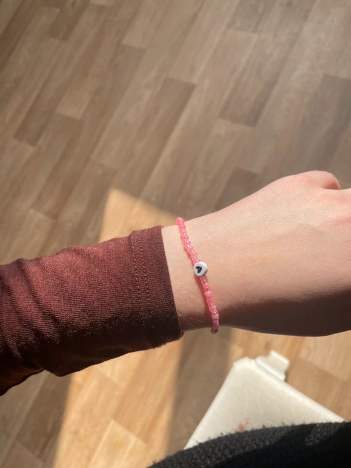 joli bracelet rose - photo numéro 2
