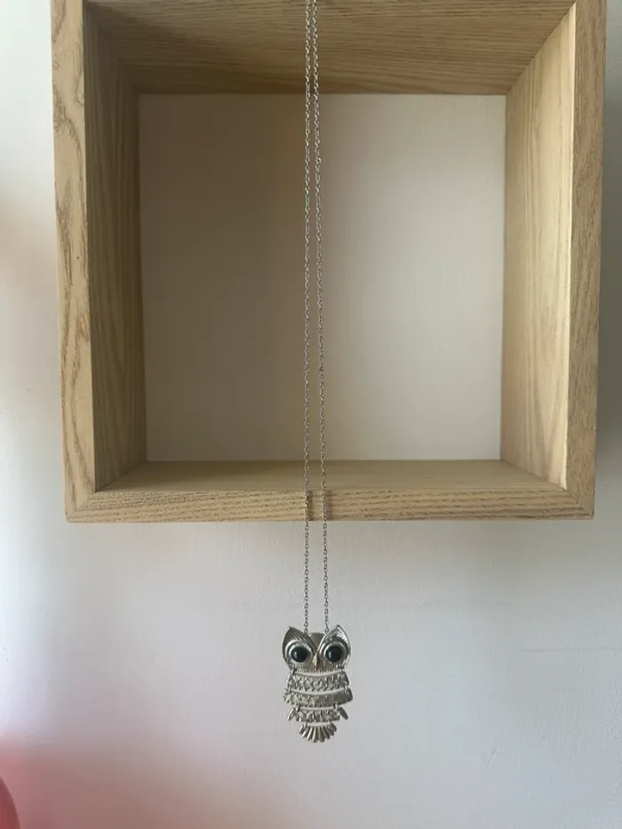 Collier sautoir hiboux - photo numéro 3