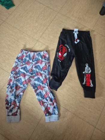 2 bas de pyjamas Marvel Spider Man 2/3 ans
