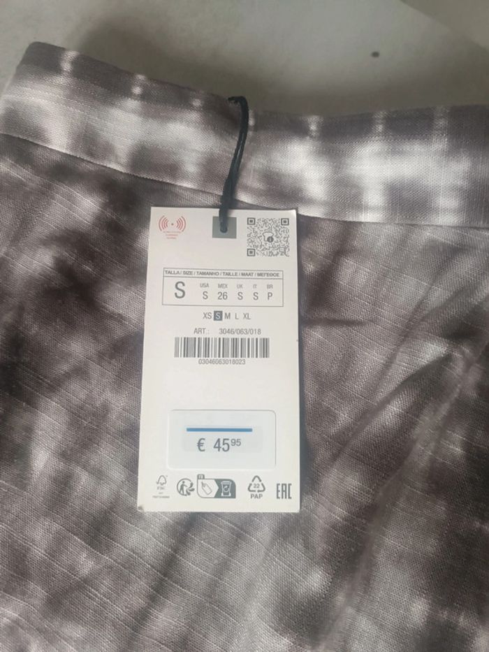 Pantalon tie and Dye Zara taille S - photo numéro 4