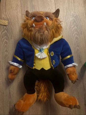 Peluche la belle et la bête