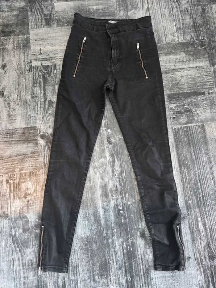 Jeans zara noir femme