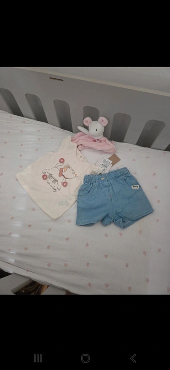 Ensemble 6 mois fille disney marie