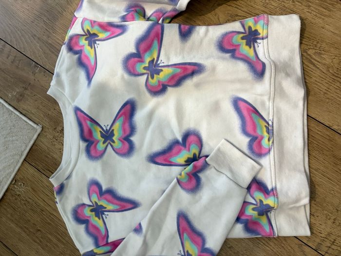 Sweat papillon 7-8 ans