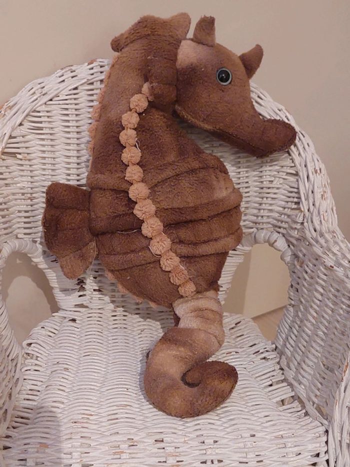 Wild republic - Peluche hippocampe marron - photo numéro 2
