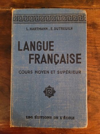Vends livre langue francaise cours moyen 8eme et 7 eme 20 eme edition