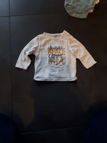 Tee-shirt manches longues Kiabi 3 mois