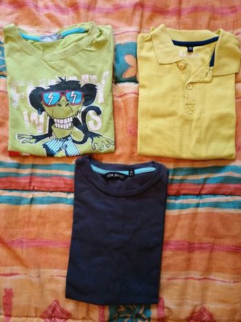 Lot t-shirts mc 10 ans