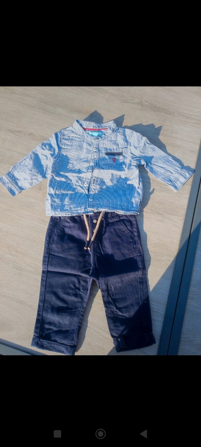 Ensemble garçon 12 mois