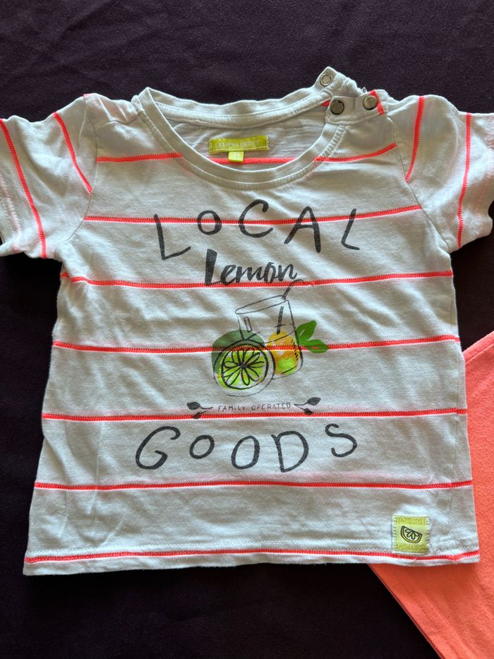 Lot 2 t-shirt 18 mois Lemon - photo numéro 2