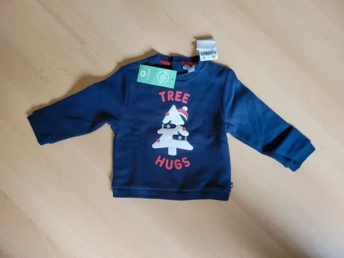 Sweat garçon bleu 18 mois