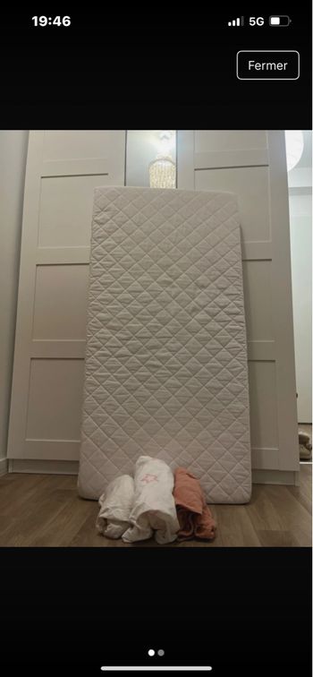 Matelas bébé abeil