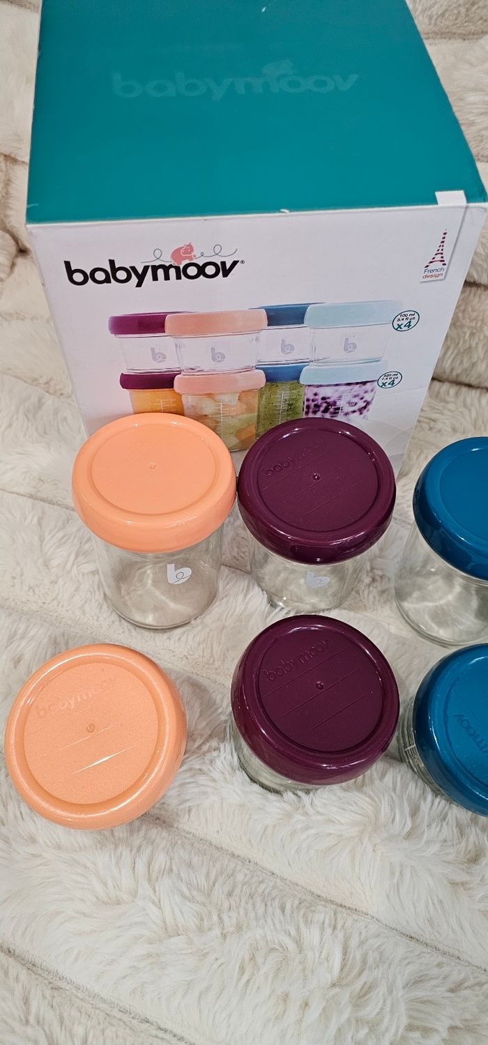 Lot de 8 pots en verre Babybols babymoov - photo numéro 2