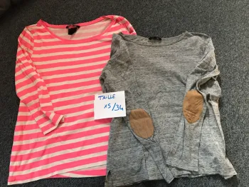 Lot de 2 tshirt