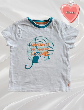T-shirt garçon 12 mois