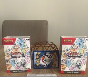 Bundle Carte Pokémon séries EV8.5 Évolutions Prismatiques (scellé) ( à l’unité ou en lot(voir description)