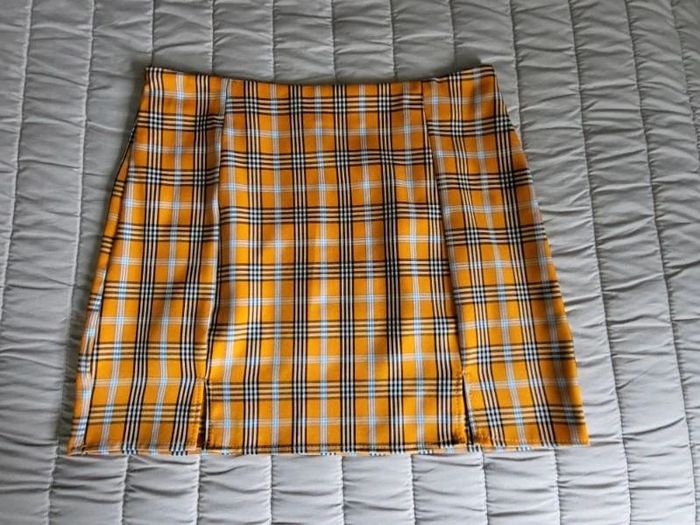 Mini jupe Orange