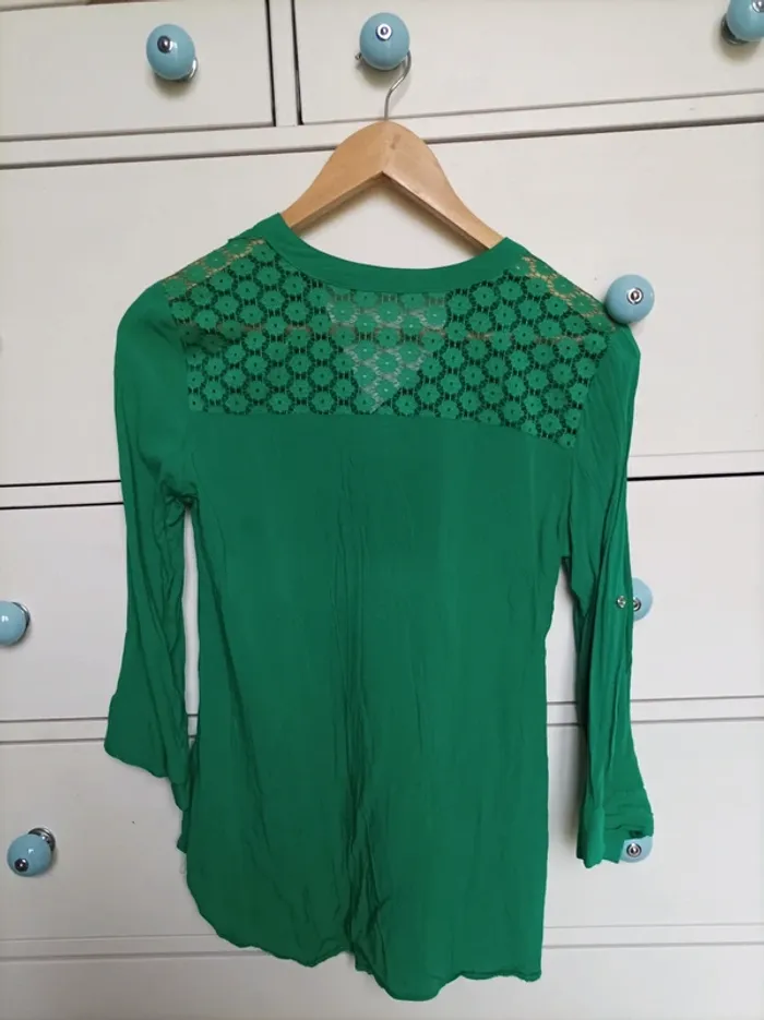 Chemise verte d'été T36 - photo numéro 3