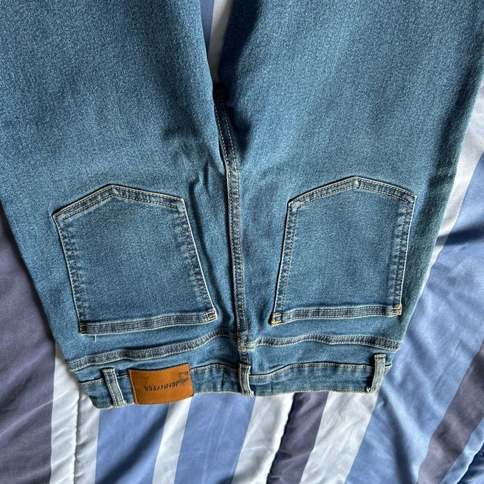 JEAN BLEU  TAILLE HAUTE TAILLE 38, slim élastique - photo numéro 3