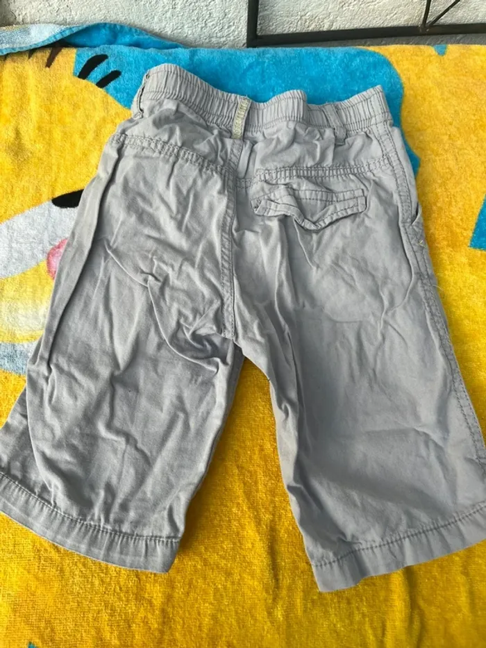 Bermuda in extenso taille 6 ans gris - photo numéro 2