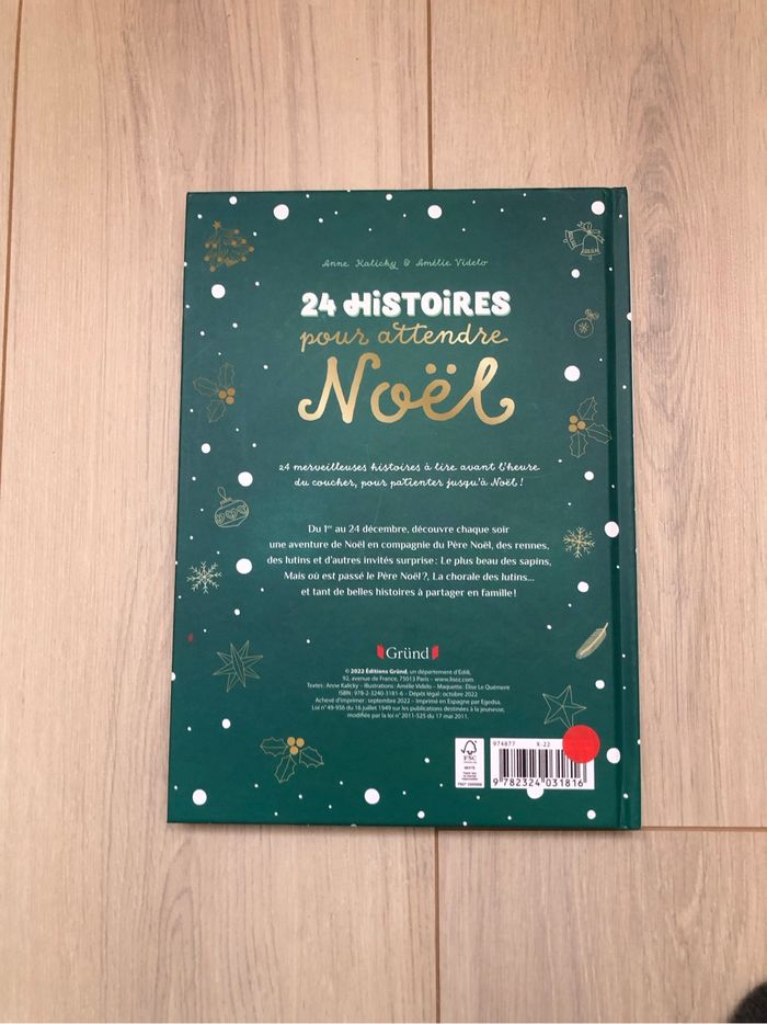 Livre 24 histoires pour attendre Noël - photo numéro 2