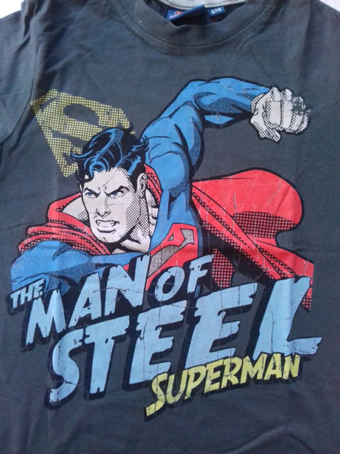 Tshirt superman 6 ans u20 - photo numéro 2