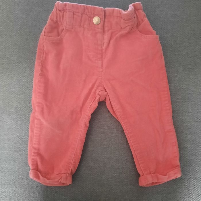 Pantalon velours rose
