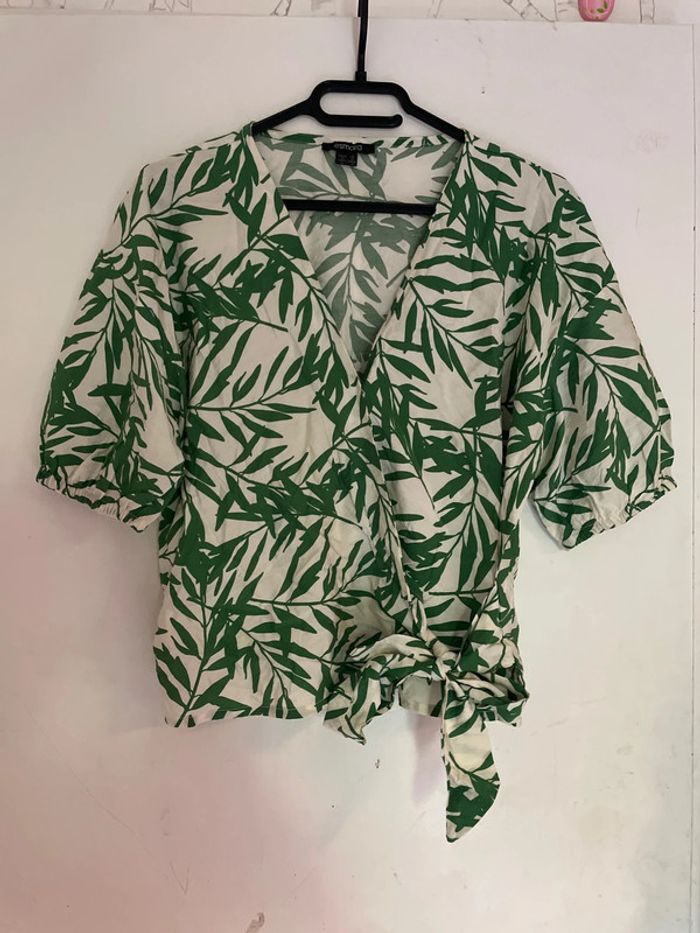 Blouse imprimer feuilles - photo numéro 2