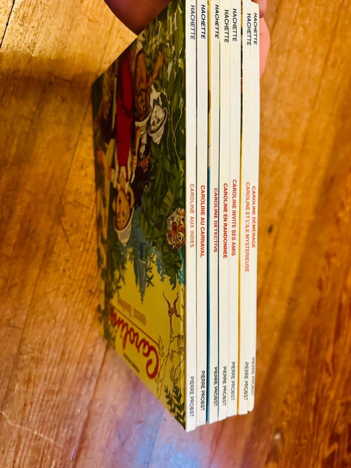 Lot de 7 bd Caroline livres albums Hachette vintage Pierre Probst - photo numéro 6