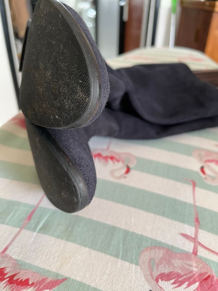 Bottes velours bleu nuit eram taille 38 - photo numéro 8
