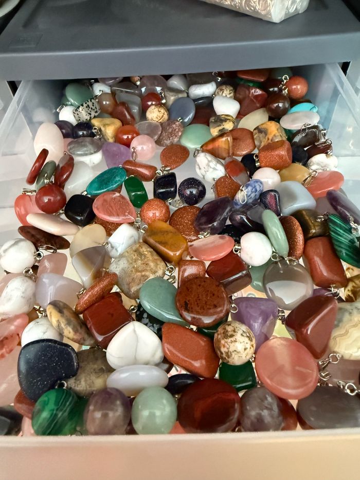 Lot de pendentif en pierre naturelle - photo numéro 2