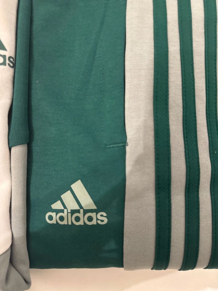 Survêtement Adidas vert/blanc neuf avec étiquette - Taille M - photo numéro 4