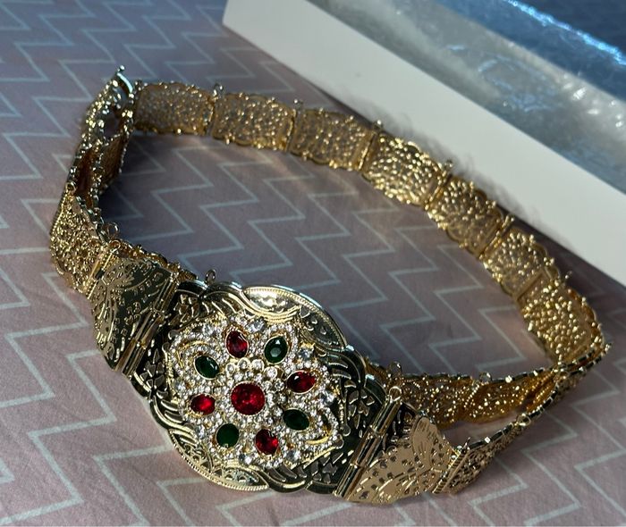 Ceinture  ajustable pour caftan et takchita - photo numéro 4