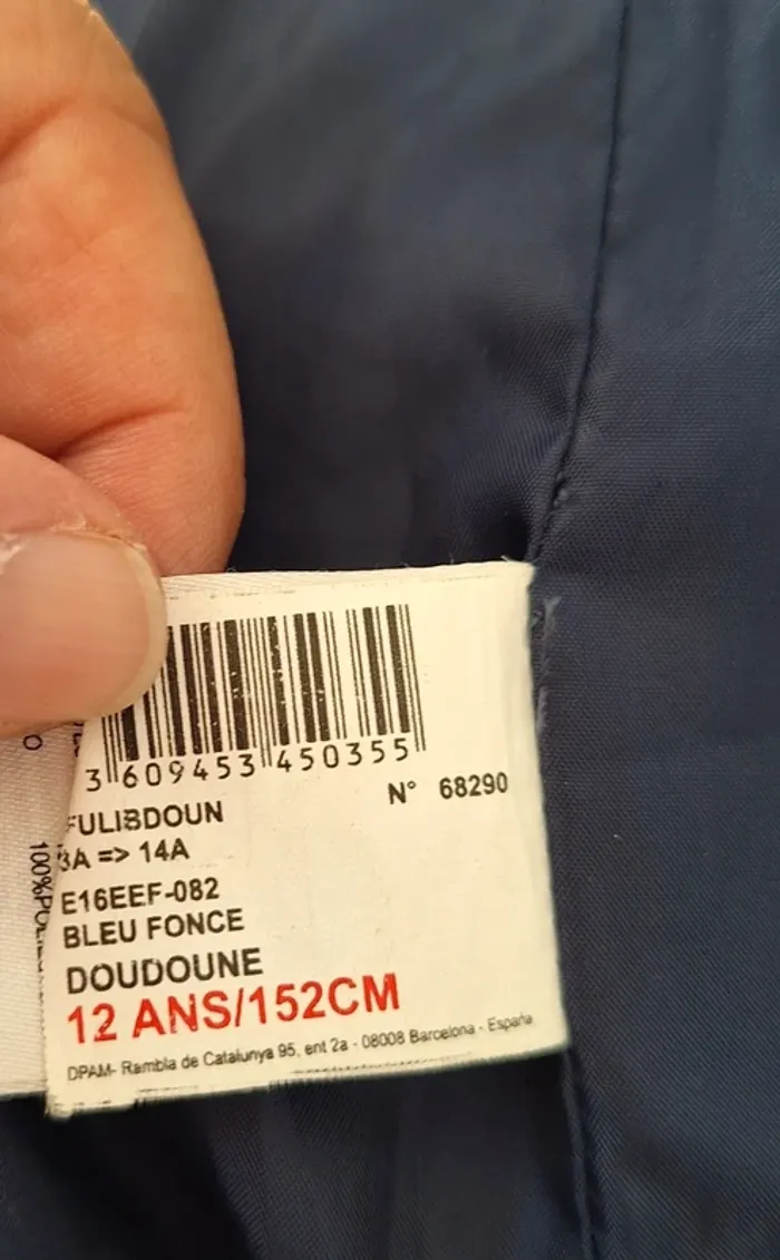 Doudoune Light sans manche 12 ans DPAM - photo numéro 4