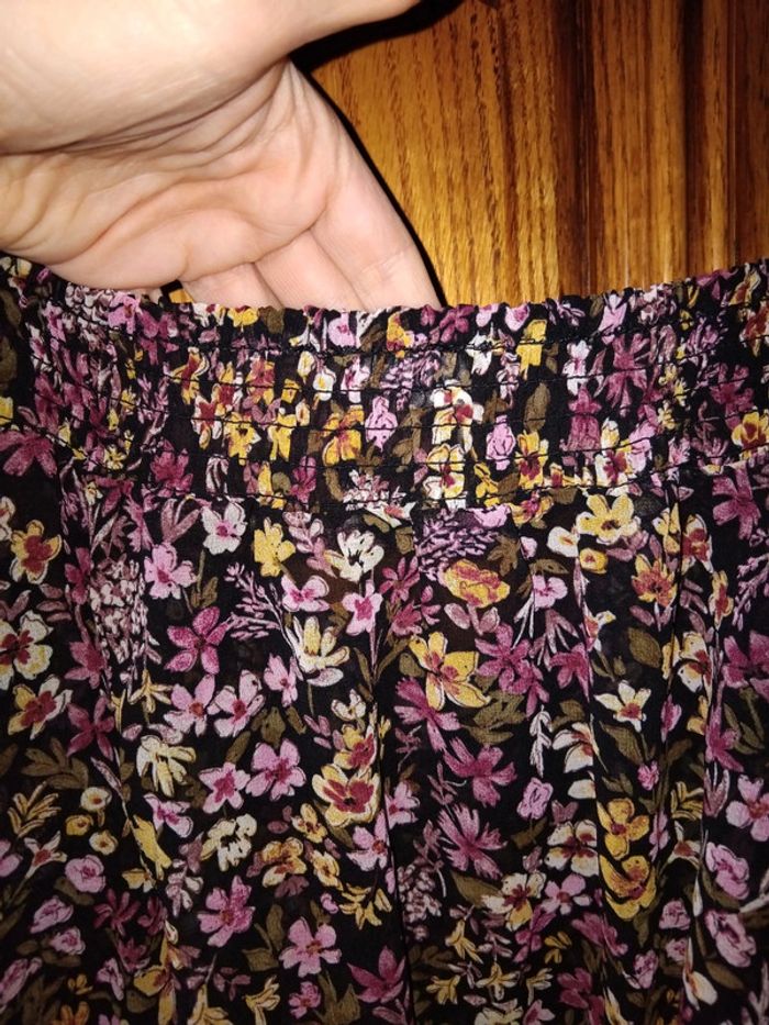 Blouse en voile épaules dénudées - photo numéro 6