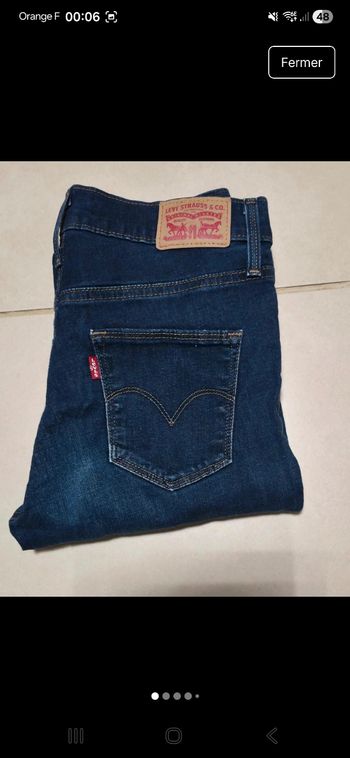 Jeans femme levis slimming slim 